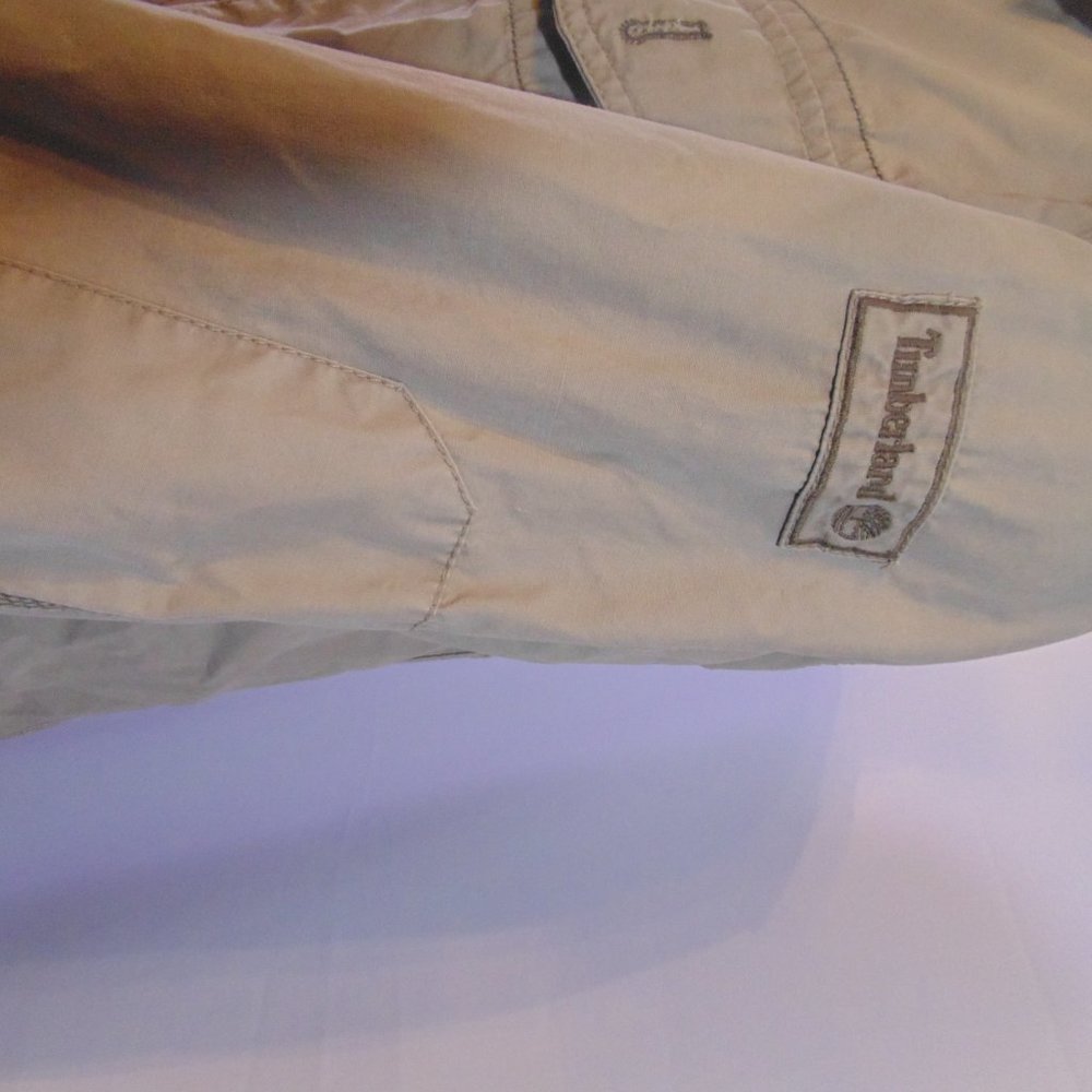 Timberlan Khaki full zip mid lenght jacket medium. - Picture 3 of 8